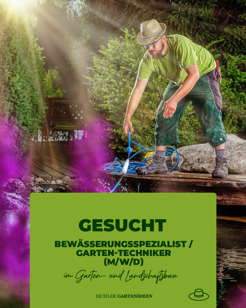 Stellenanzeige Bewässerungsspezialist/Gartentechniker